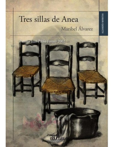 Tres sillas de anea