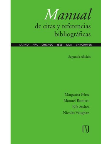 Manual de citas y referencias bibliográficas