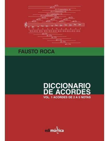 Diccionario de acordes:Vol.1 ACORDES DE 2 A 5 NOTAS