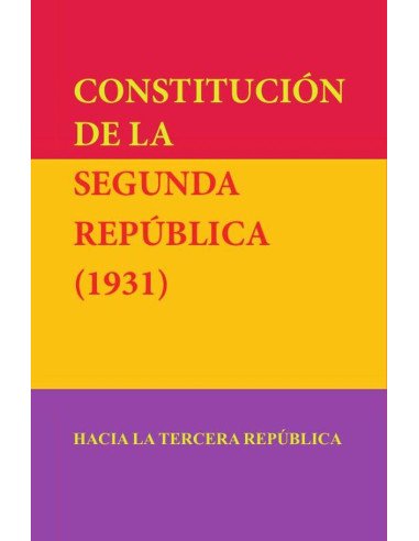 Constitución de la Segunda República 1931