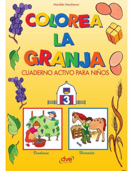 Colorea la granja