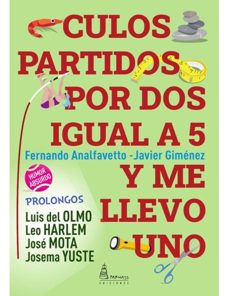 Culos partidos por dos igual a 5 y me llevo uno