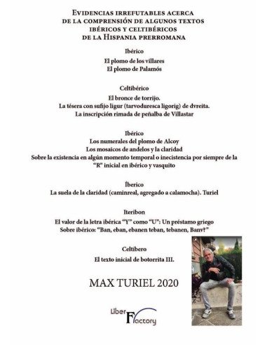 Evidencias irrefutables acerca de la comprensión de algunos textos ibéricos y celtibéricos de la Hispania prerromana