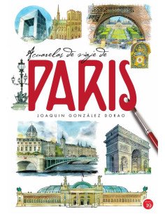 Acuarelas de viaje de París (A4)