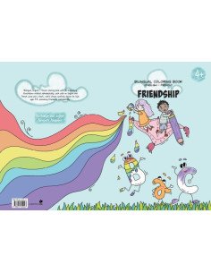 Friendship:Bilingual Coloring Book (English – French)