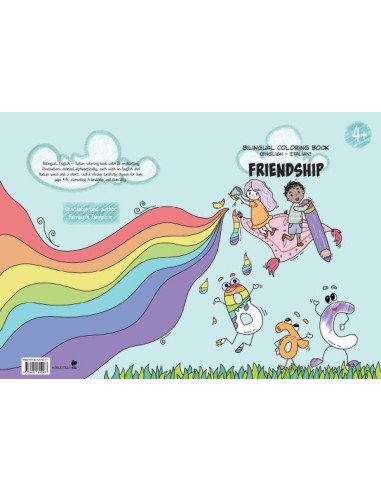 Friendship:Bilingual Coloring Book (English – Italian)