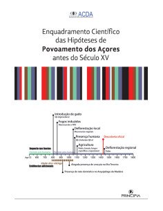Enquadramento Científico das Hipóteses de Povoamento dos Açores antes do Século XV