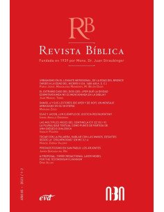 Revista Bíblica 2023/1-2 - Año 85