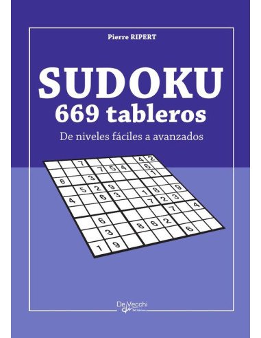 Sudoku - 669 tableros:De niveles fáciles a avanzados