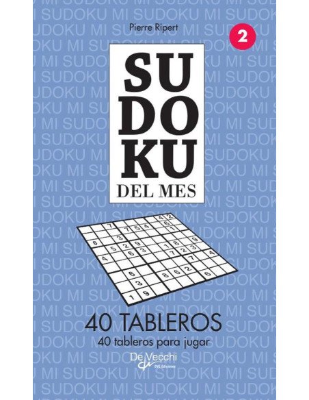 Sudoku del mes 2 - 40 tableros:40 tableros para jugar