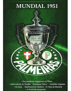 Livro Mundial Palmeiras 1951 Em Branco:Livro de Zoeira contra o Palmeiras, com todas as páginas em branco, pois o Palmeiras não tem mundial