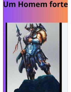 Um Homem Forte:Torne se um homem de valor