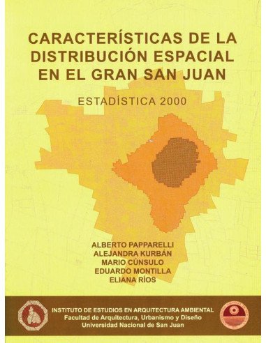 Características de la distribución espacial en el Gran San Juan 2000