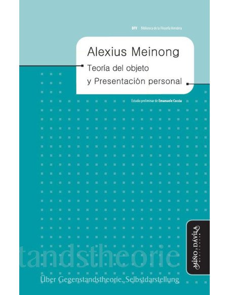 Teoría del objeto y Presentación personal