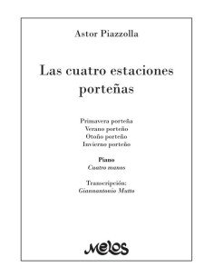 MEL3408 - Las cuatro estaciones porteñas