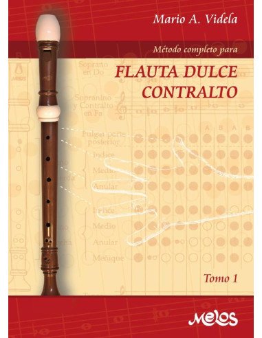 BA13064 - Método completo para flauta dulce contralto - Tomo 1