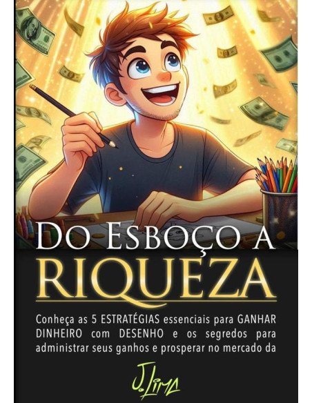 Do Esboço A Riqueza:As 5 ESTRATÉGIAS essenciais para ganhar dinheiro com seu DESENHO, administrar seus ganhos e prosperar no mercado da ilustração.