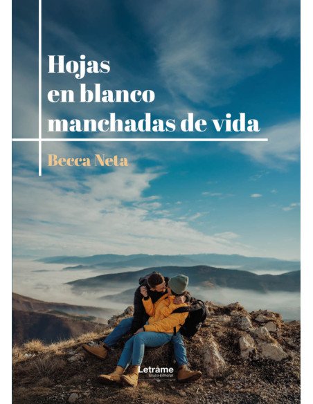 Hojas en blanco manchadas de vida