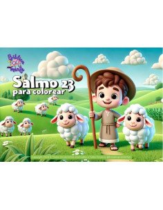 Salmo 23 Para Colorear