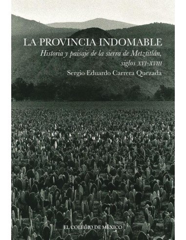 La provincia indomable Historia y paisaje de la sierra de Metztitlán, siglos XVI-XVIII