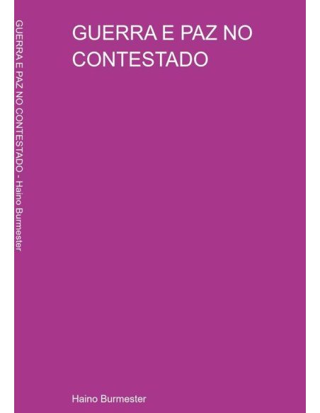 Guerra E Paz No Contestado