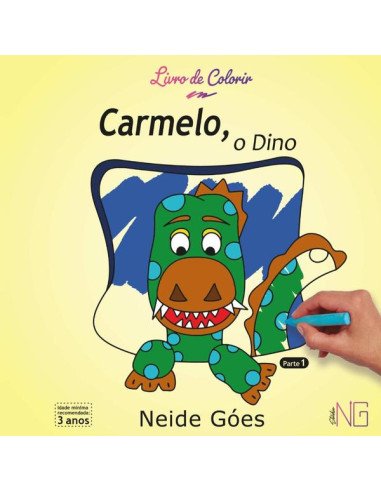Carmelo, O Dino- Parte 1:Livro de Colorir