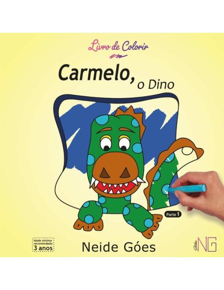 Carmelo, O Dino- Parte 1:Livro de Colorir