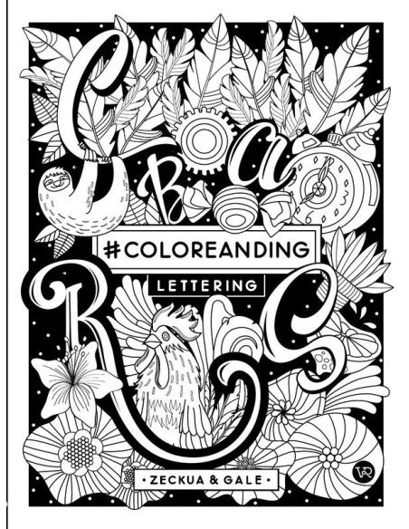 Coloreanding: Lettering