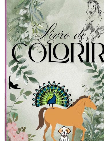 Livro De Pintar:Natureza e animais