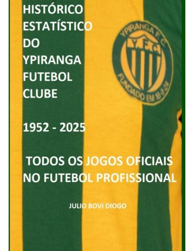 Histórico Estatístico Do Ypiranga Futebol Clube 1952 - 2025