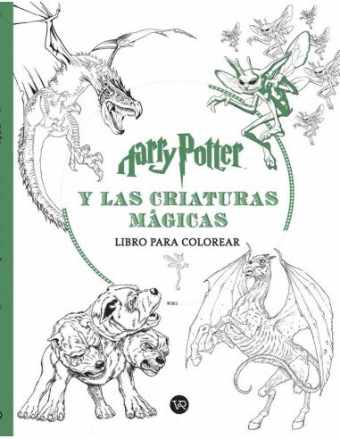 Harry Potter y las criaturas mágicas:Libro para colorear