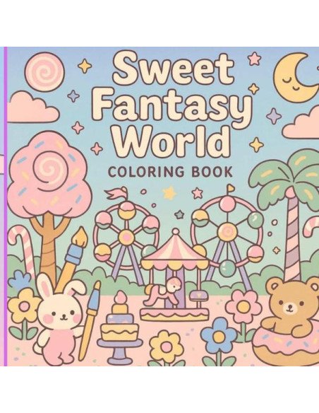 Sweet Fantasy World:Coloring Book